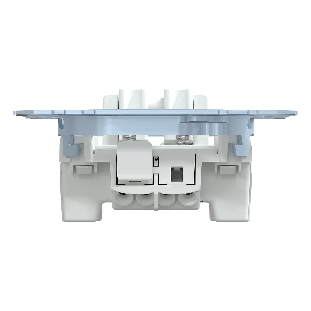 Schneider Electric - MTN3755-0000 - Roller shut. push-button insrt 1 pole, flush-mntd, 10 A, AC 250 V, screwl. term.-4