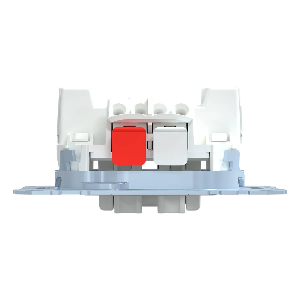 Schneider Electric - MTN3115-0000 - Two-circuit switch insert 1 pole, flush-mounted, 10 AX, AC 250 V, screwl. term.-3
