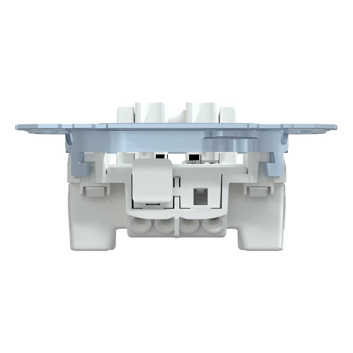 Schneider Electric - MTN3115-0000 - Two-circuit switch insert 1 pole, flush-mounted, 10 AX, AC 250 V, screwl. term.-4