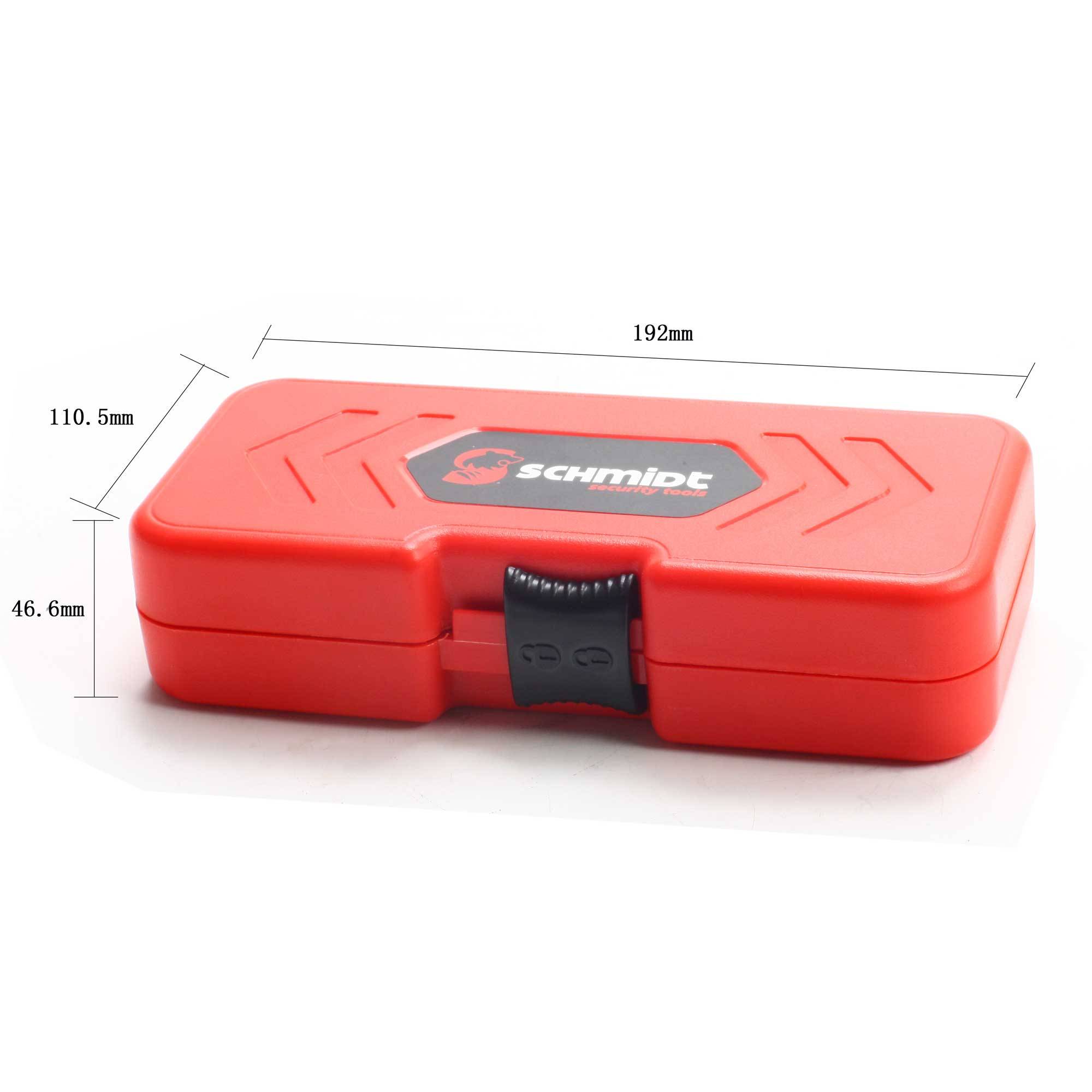 SCHMIDT security tools SDS-Plus Bohrer-Set 8-teilig Ø 5-6-7-8-10-12 mm SDS-Schaft Hammerbohrer Steinbohrer SDS+-4