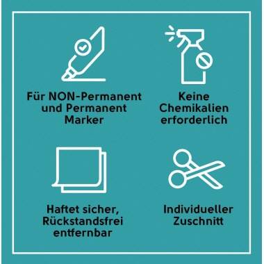 Symbolbild für Whiteboardfolie Flex Write Surface 120x180cm - Artikel: 150053100