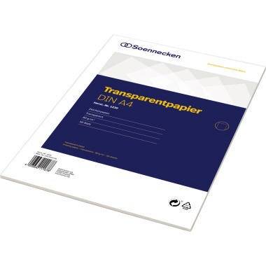 Soennecken Transparentpapier 1230 DIN A4 80g 50Blatt-0