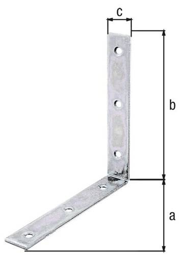 GAH Alberts Stuhlwinkel Länge 150 x 150 mm Breite 25 mm Stärke 3 mm-3