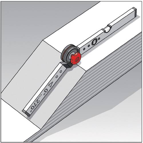 Winkelmessgerät WINKELSTAR Messber.0-270Grad Schenkel-L.80x60cm BMI-2