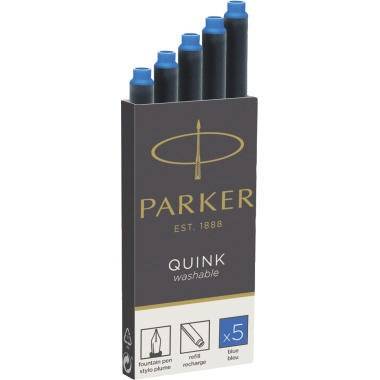 Parker Tintenpatrone QUINK 1950383 Königsbl 5 St./Pack.-0