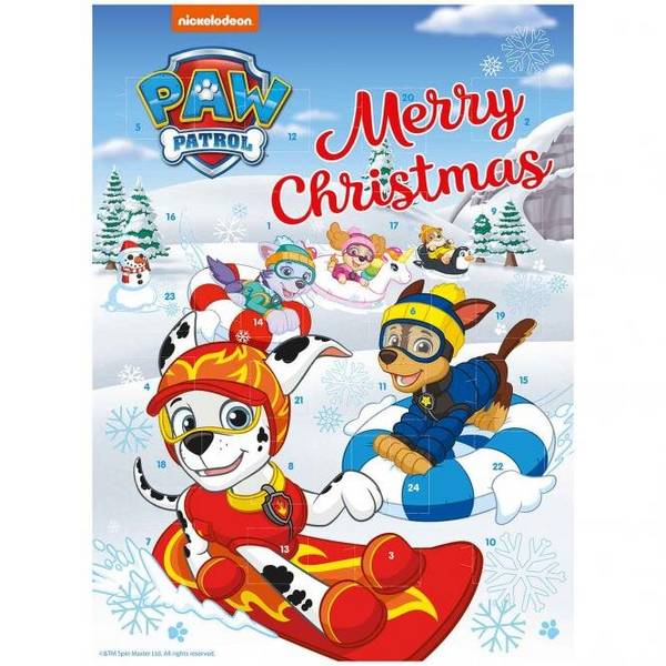 Paw Patrol Adventskalender 'Merry Christmas' Inhalt: 75g