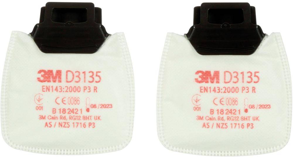 3M Staub Filter für Atemschutzmaske 3M Serie D3000-0