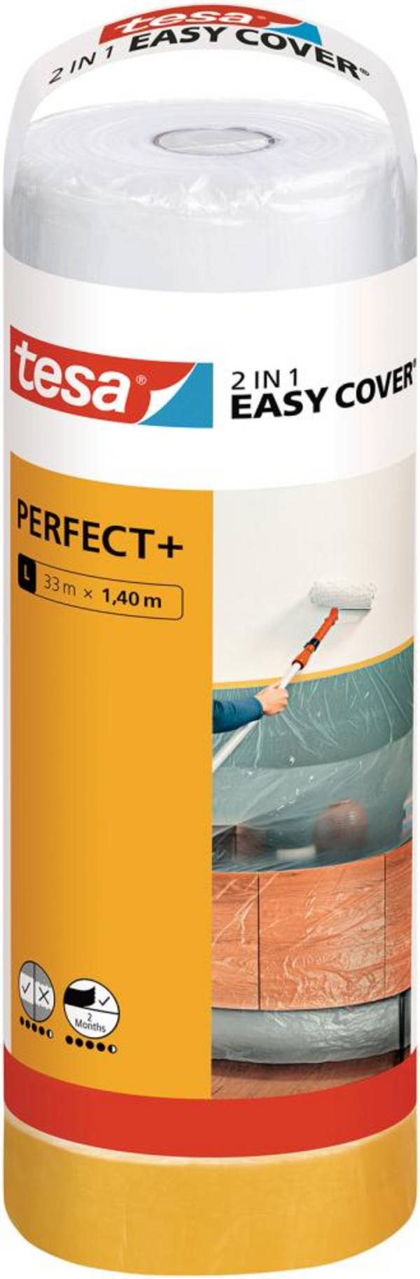 tesa Easy Cover® Perfect+ Refill: L (33m x 1,40m)