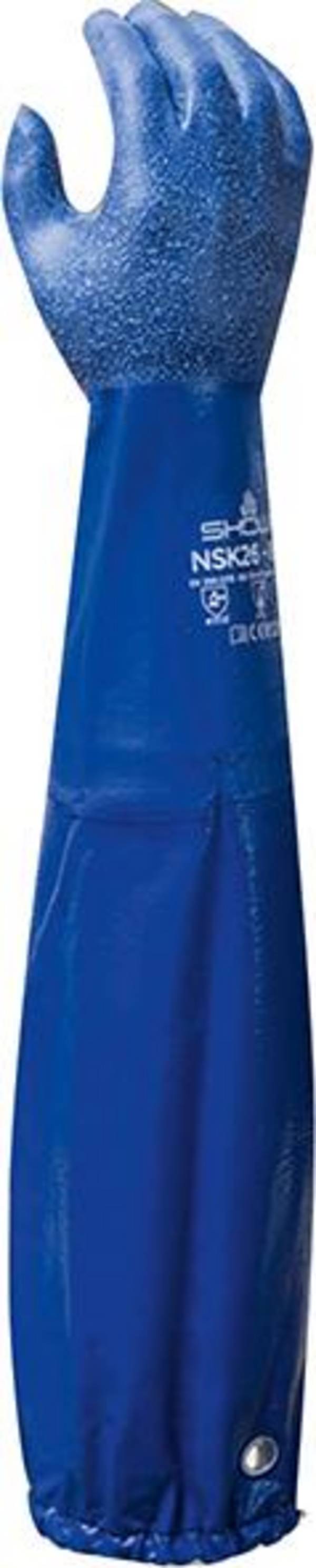 Handschuh NSK 26,Nitr il,640 mm lang, Gr. 8