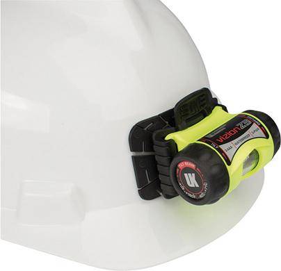 Helmhalter zum Kleben f. Stirnleuchte Vizion UK-2