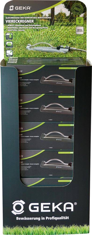 GEKA Viereckregner 24 x 17.0008.9 im Verkaufsdisplay-1