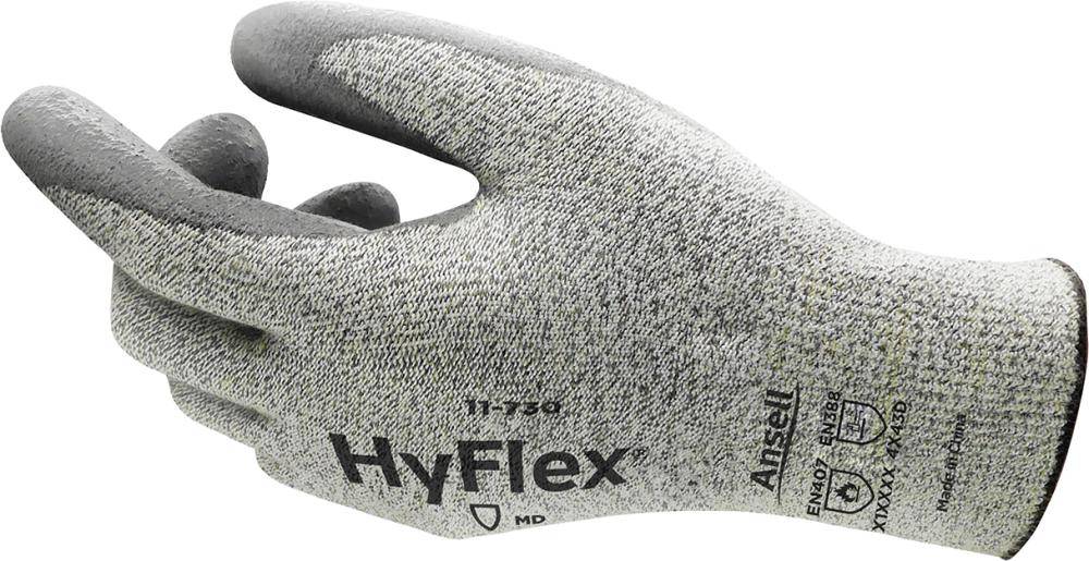 ANSELL Handschuh HyFlex 11-730 Kat. III grau/grauGr. 9