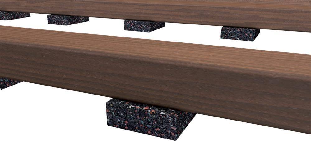 HECO-Terrassen Pads 3mm a 60 Stück - Artikel: 4019787497701-1