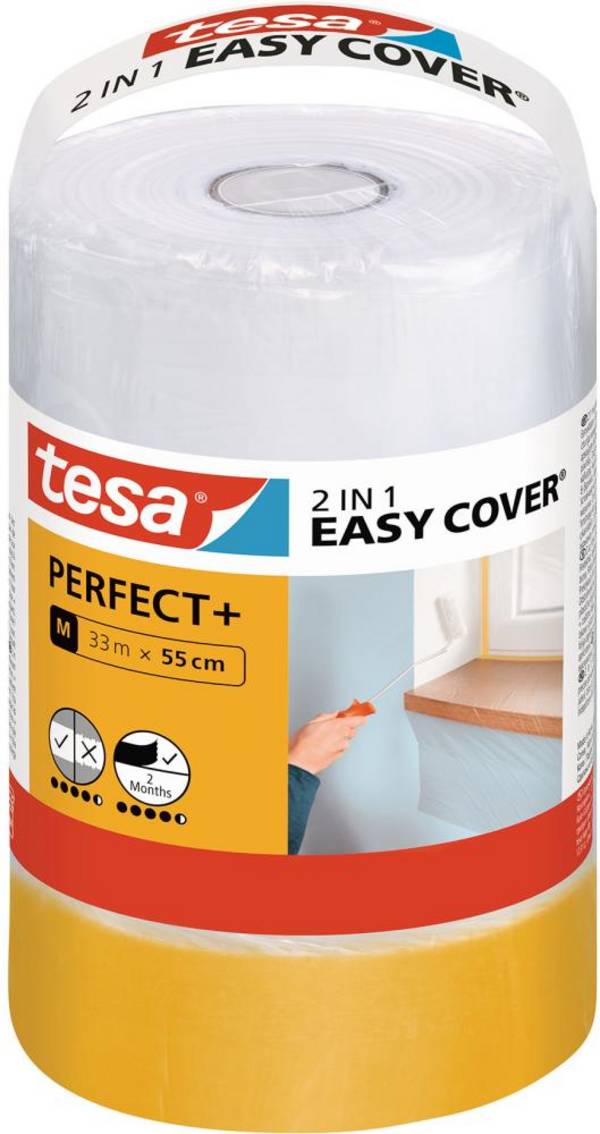 Tesa 56593-00000-00, Transparent, 33000 x 550 mm, Hart-Polyethylen (HDPE), 1 Stück(e)