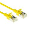 ACT DC7807 LSZH U/FTP CAT6A Datacenter Slimline Patch Cord Snagless | RJ45-Stecker | Gelb | 7 Meter