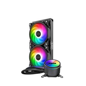 Pccooler MAX 140mm Gehäuselüfter in FRGB - Ventilator - 14 cm - 1000 RPM - 2000 RPM - 29 dB - 72 cfm-0