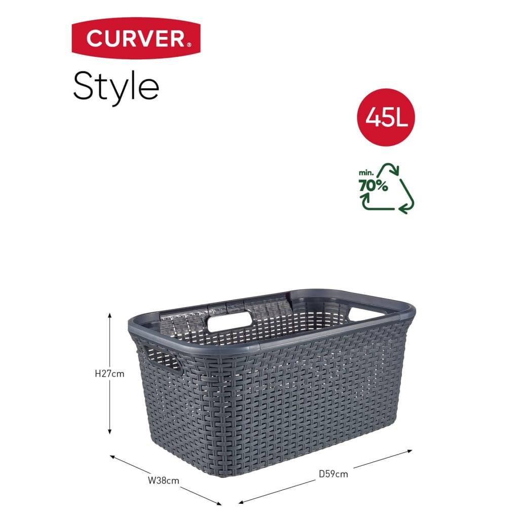 WAESCHEKORB 45L RATTAN DKL.GRA-4