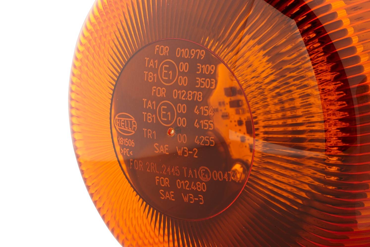 HELLA 2RL 010 979-001 LED-Rundumkennleuchte - RotaLED - 12/24V - gelb - Anbau/geschraubt - gelb - Ka-4