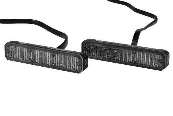 HELLA 2XD 012 160-811 LED-Blitz-Kennleuchte - BST - 12/24V - blau - Anbau/geschraubt - glasklar - bl
