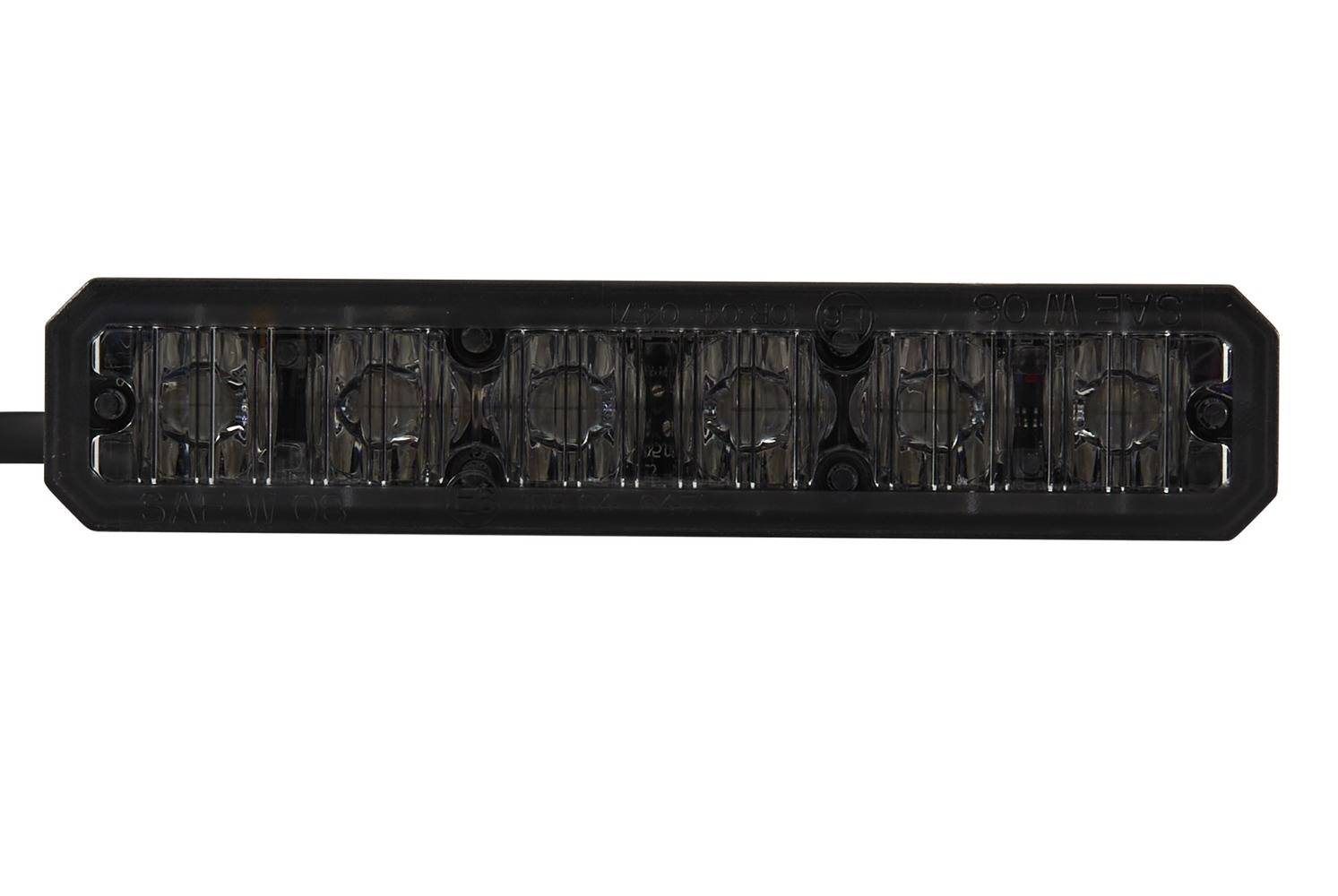 HELLA 2XD 012 160-811 LED-Blitz-Kennleuchte - BST - 12/24V - blau - Anbau/geschraubt - glasklar - bl-1