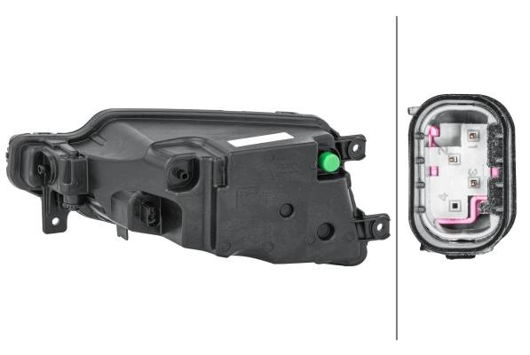 HELLA 1NA 013 797-021 LED-Nebelscheinwerfer - rechts-0