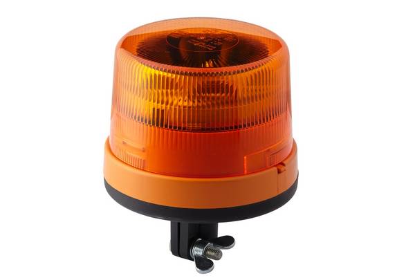 HELLA 2RL 011 484-011 LED-Rundumkennleuchte - KL 7000 - 12/24V - gelb - Rohrstutzen, flexibel - gelb