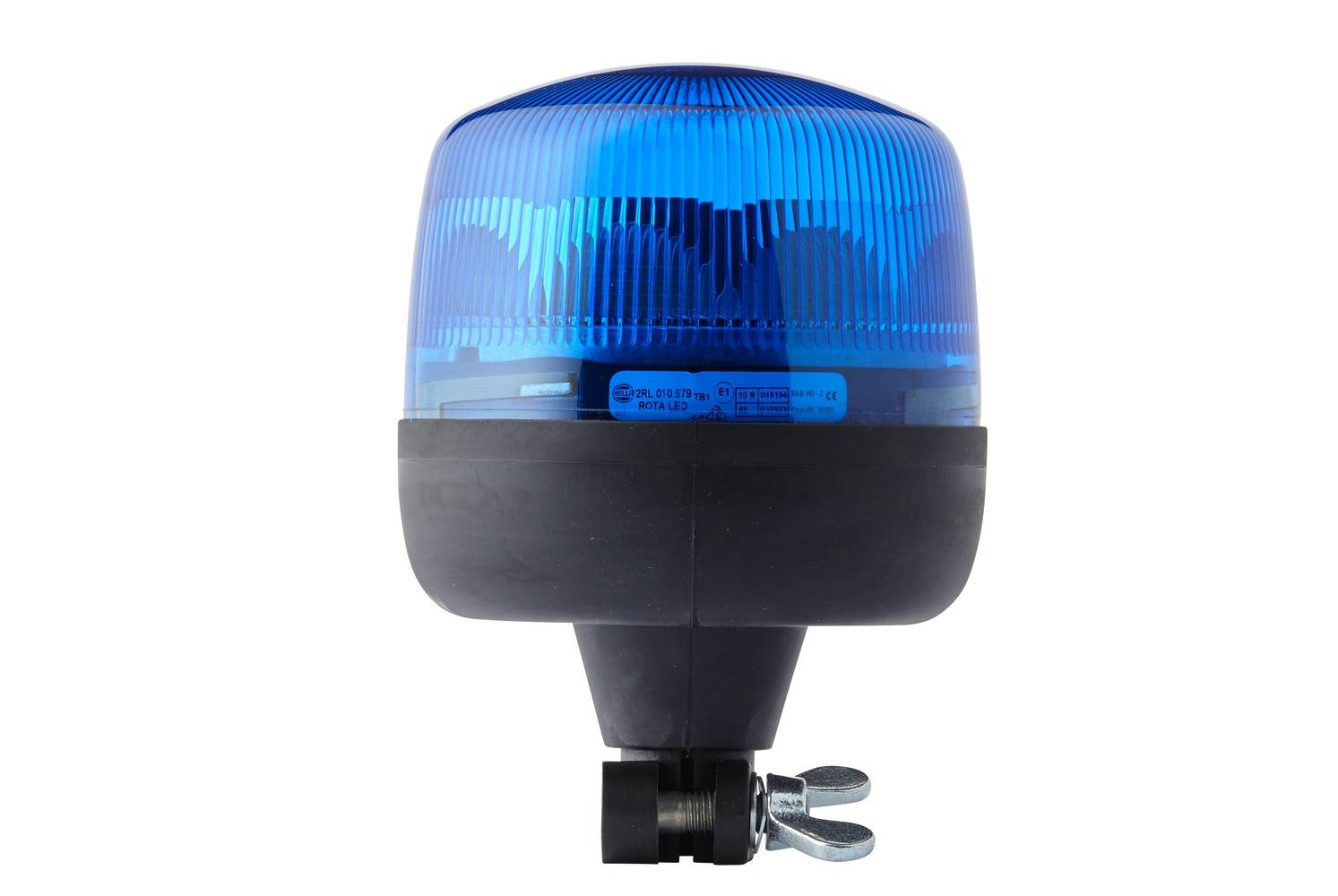 HELLA 2RL 010 979-111 LED-Rundumkennleuchte - RotaLED - 12/24V - Rohrstutzen, flexibel - blau-1