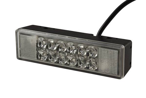 HELLA 2XD 008 997-001 Blitz-Kennleuchte - WL-LED - 12V - geschraubt - blau - hinten