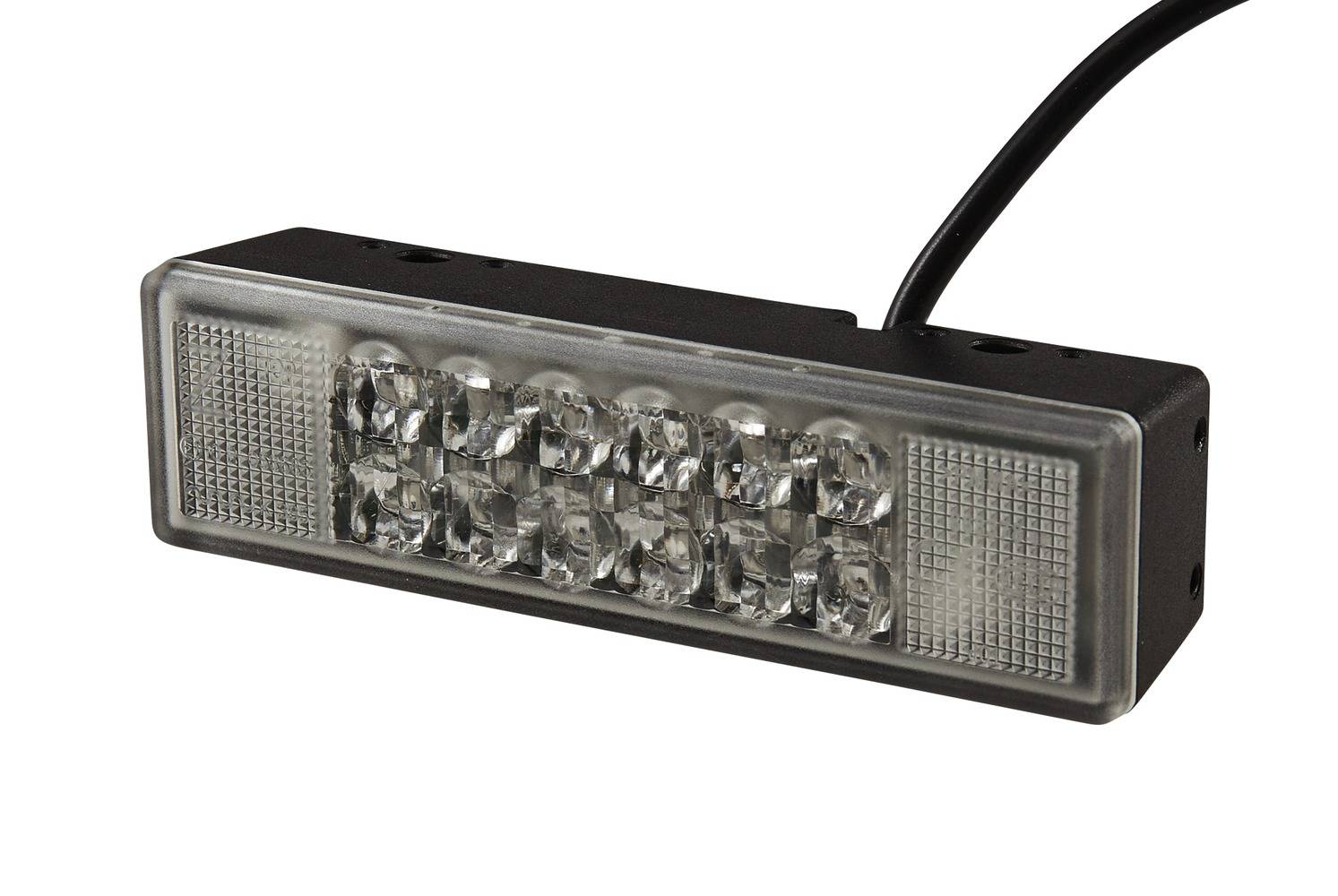 HELLA 2XD 008 997-001 Blitz-Kennleuchte - WL-LED - 12V - geschraubt - blau - hinten-0