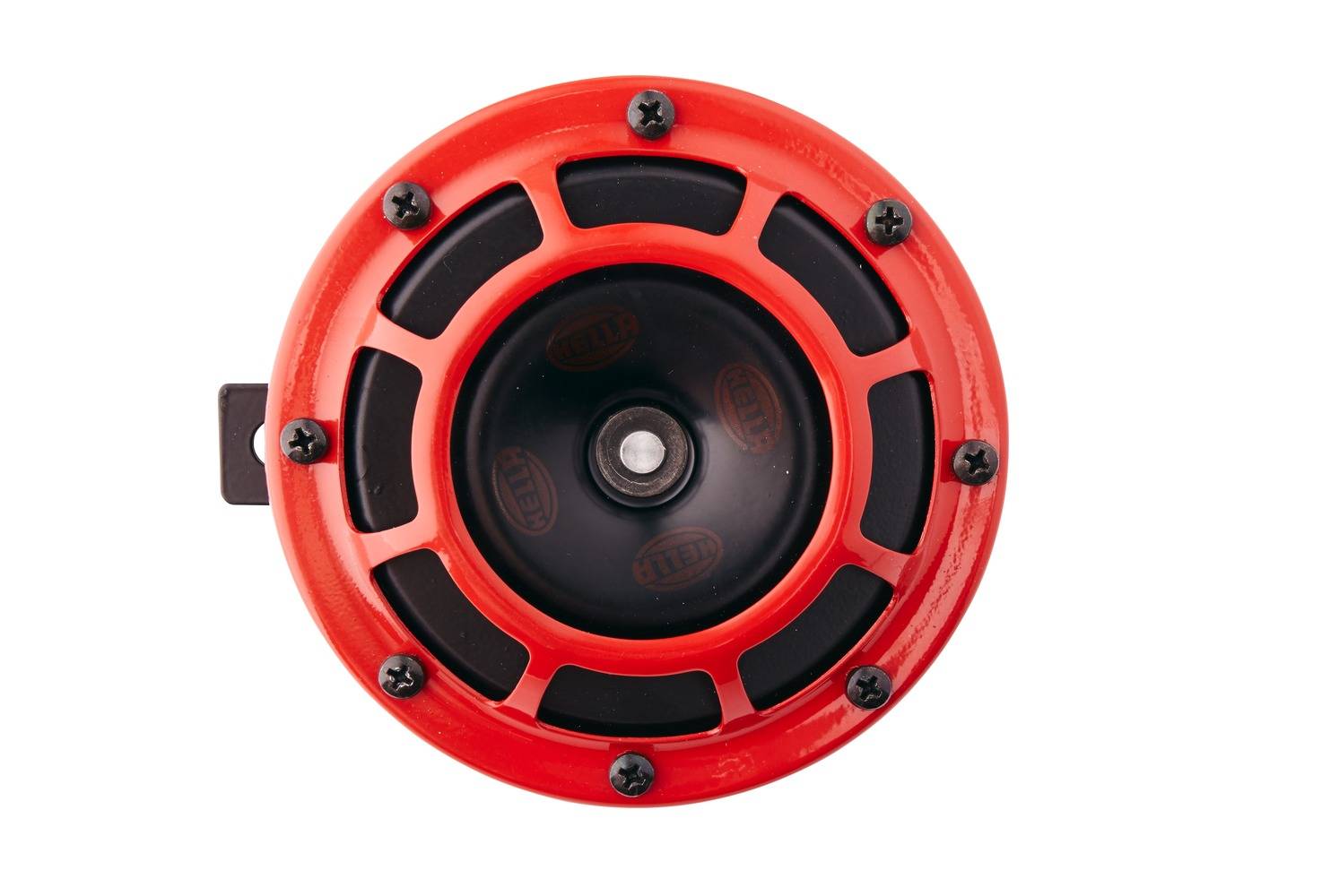HELLA 3AG 003 399-801 Horn - B133 - 12V - Frequenzbereich: 300/500Hz - Starkton - Gehäusefarbe: rot/-2