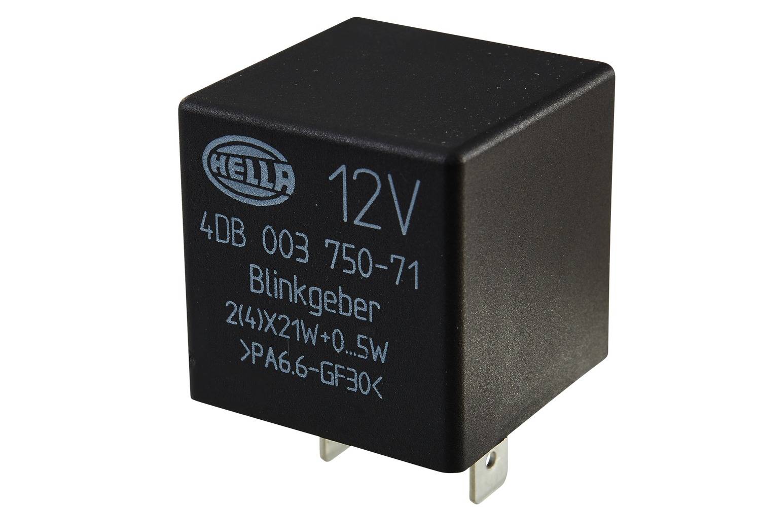 HELLA 4DB 003 750-711 Blinkgeber - 12V - 3-polig - gesteckt - elektronisch-0