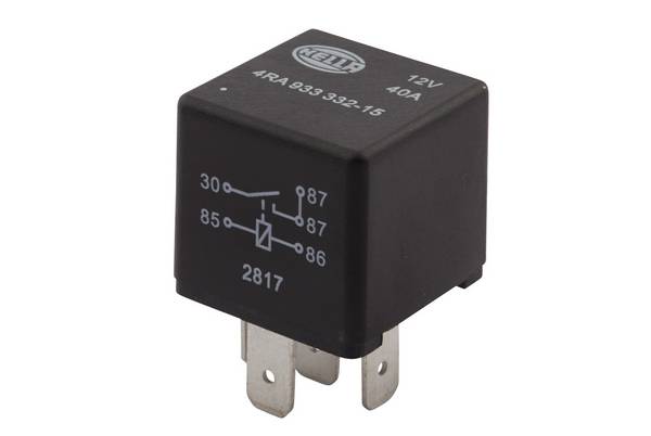HELLA 4RA 933 332-151 Relais, Arbeitsstrom - 12V - 5-polig - Schließer