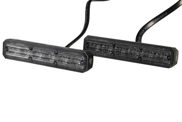 HELLA 2XD 012 160-961 LED-Blitz-Kennleuchte - BST - 12/24V - gelb - Einbau/geschraubt - glasklar - g