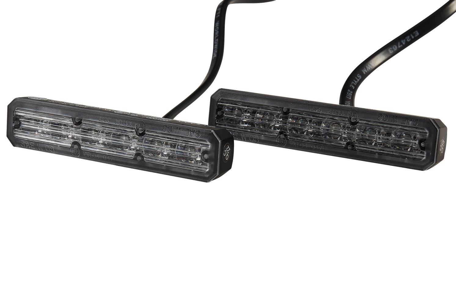 HELLA 2XD 012 160-961 LED-Blitz-Kennleuchte - BST - 12/24V - gelb - Einbau/geschraubt - glasklar - g-0
