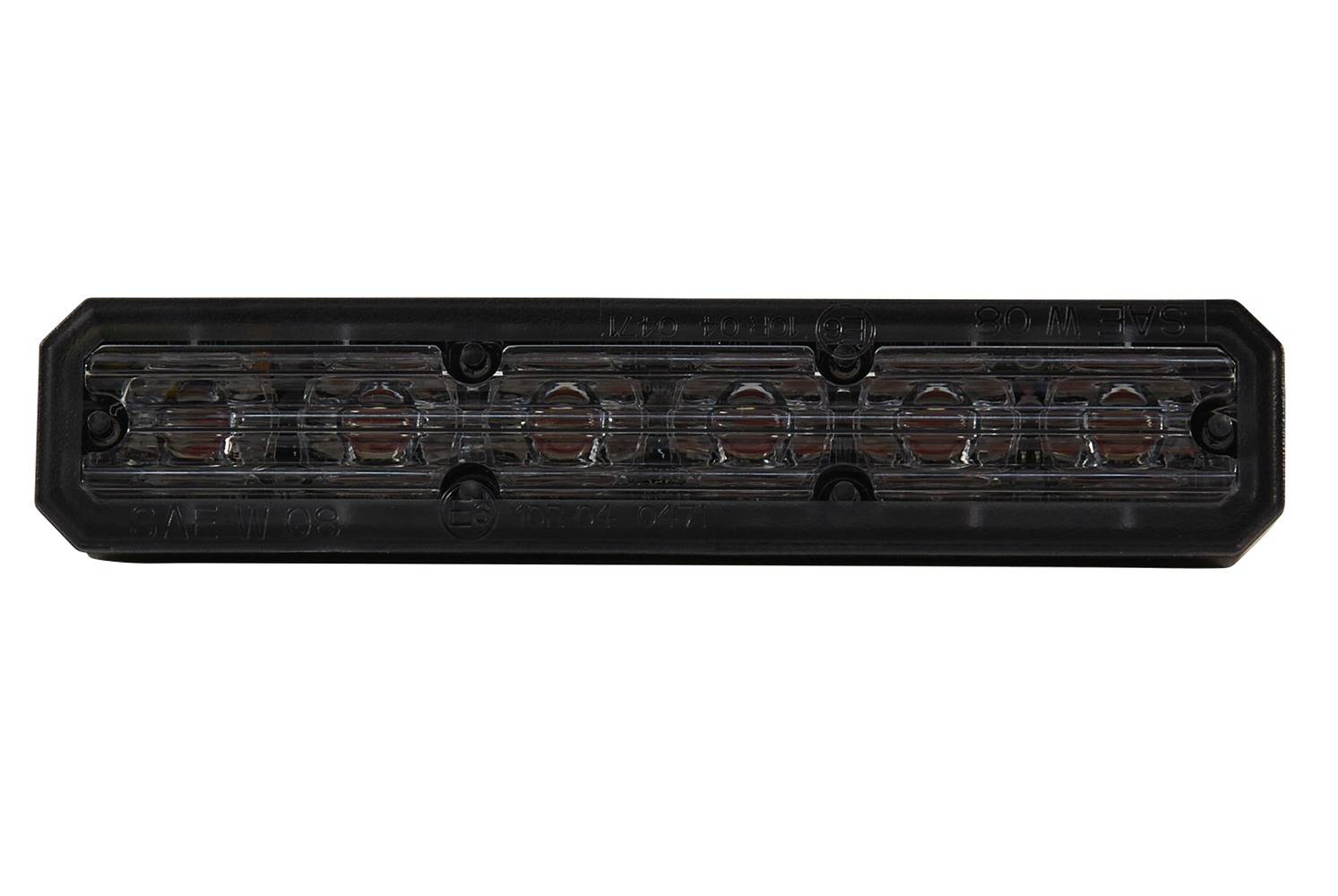 HELLA 2XD 012 160-961 LED-Blitz-Kennleuchte - BST - 12/24V - gelb - Einbau/geschraubt - glasklar - g-1