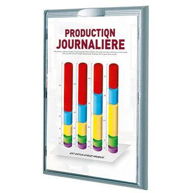 Paperflow Infodisplay 4066X4.35 DIN A4 aluminium 4 St./Pack.-0