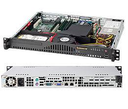 Supermicro SC512-203B - Rack - Server - Schwarz - ATX - 1U - HDD - Leistung-0