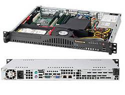 Supermicro SC512-203B - Rack - Server - Schwarz - ATX - 1U - HDD - Leistung-1
