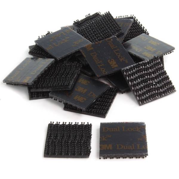 Klettpads 25x25mm 3M SJ3550CF 24 Stück