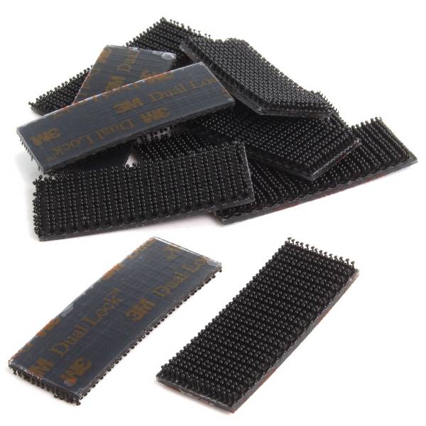 3M Klettpads Dual Lock SJ3551CF selbstklebend 19x50mm 10 Stück