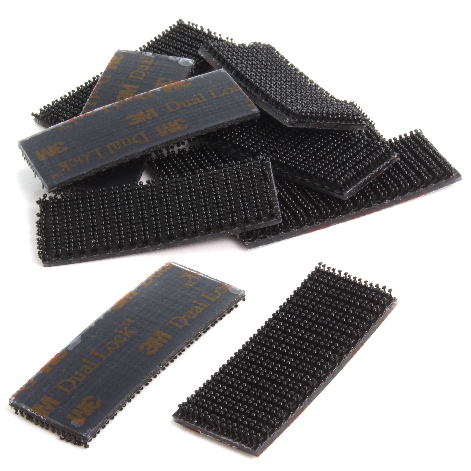3M Klettpads Dual Lock SJ3551CF selbstklebend 19x50mm 10 Stück-0