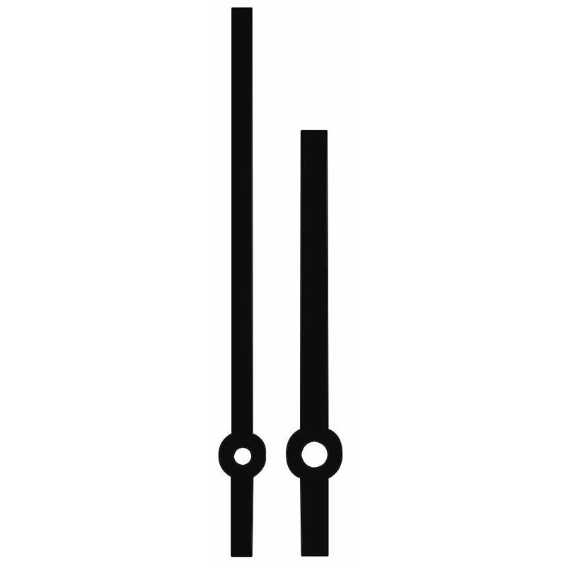 SELVA Zeigerpaar Euronorm Balken schwarz Minutenzeiger-L:140mm-1