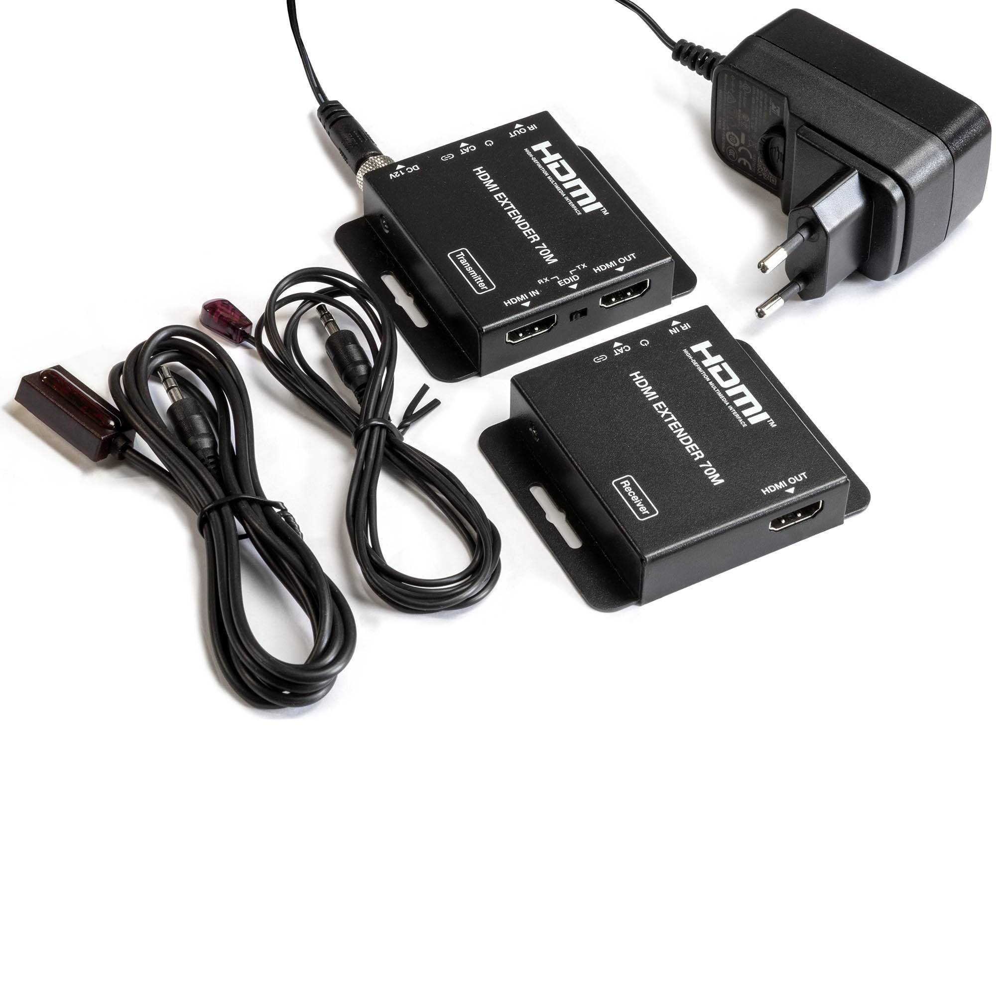 FeinTech VME00110 HDMI over LAN Extender Transmitter & Receiver 4K-2