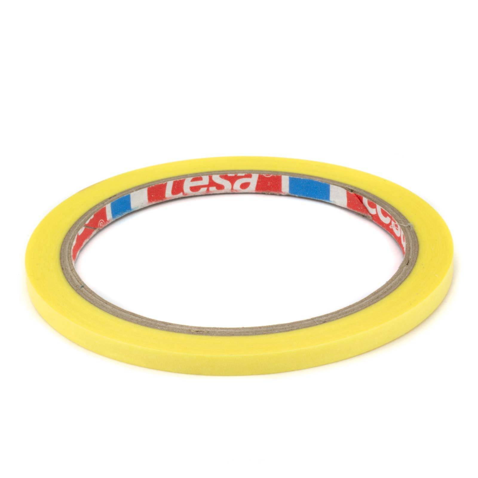 tesa 4334 Präzisionskrepp Plus Abdeckband gelb 5mm x 25m-0