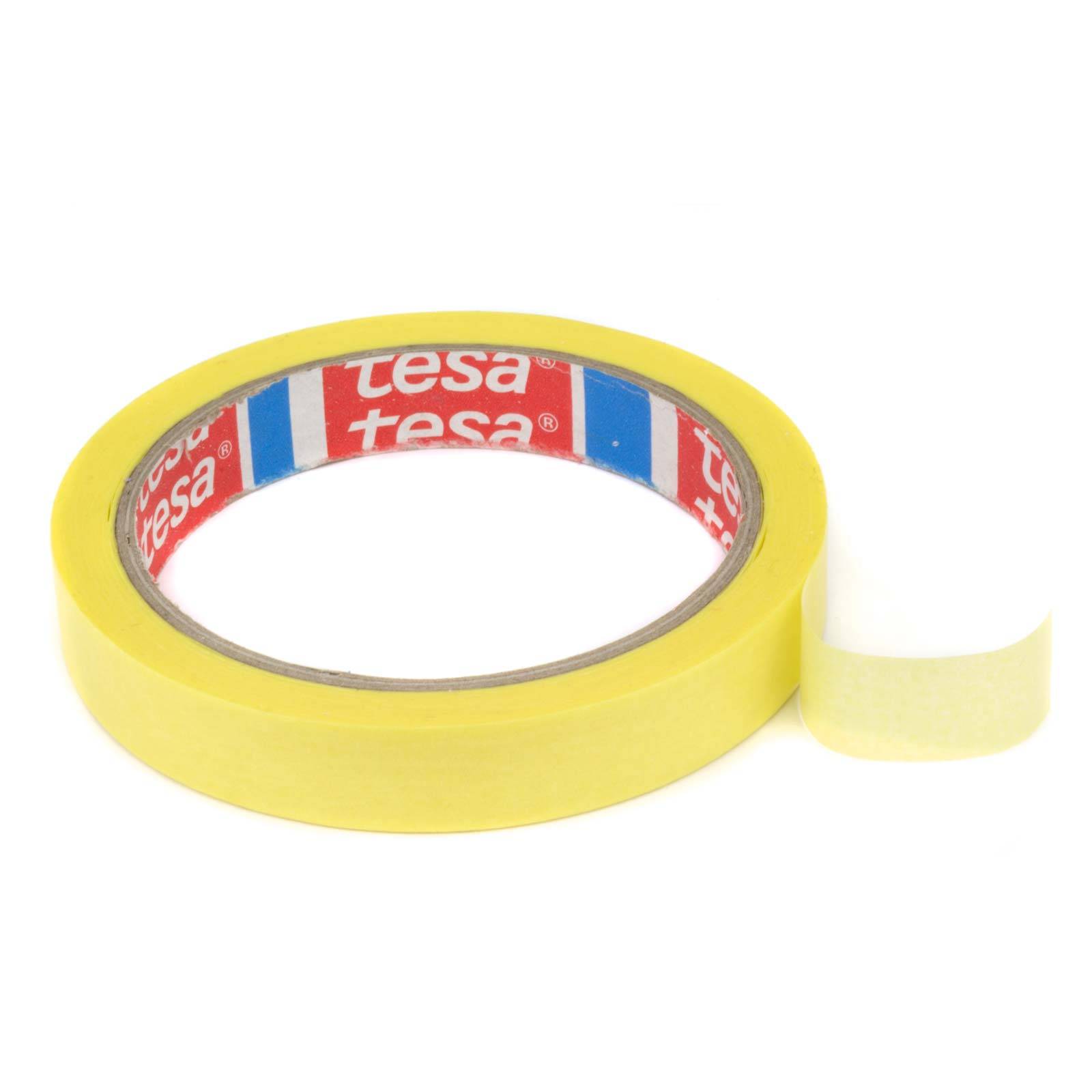 tesa 4334 Präzisionskrepp Plus Abdeckband gelb 5mm x 25m-2