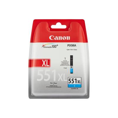 Canon CLI-551C XL - 11 ml - Hohe Ergiebigkeit - Cyan - Original - Tintenbehälter