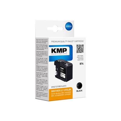 KMP B74 - 50 ml - Hohe Ergiebigkeit - Schwarz - kompatibel - Tintenpatrone (Alte