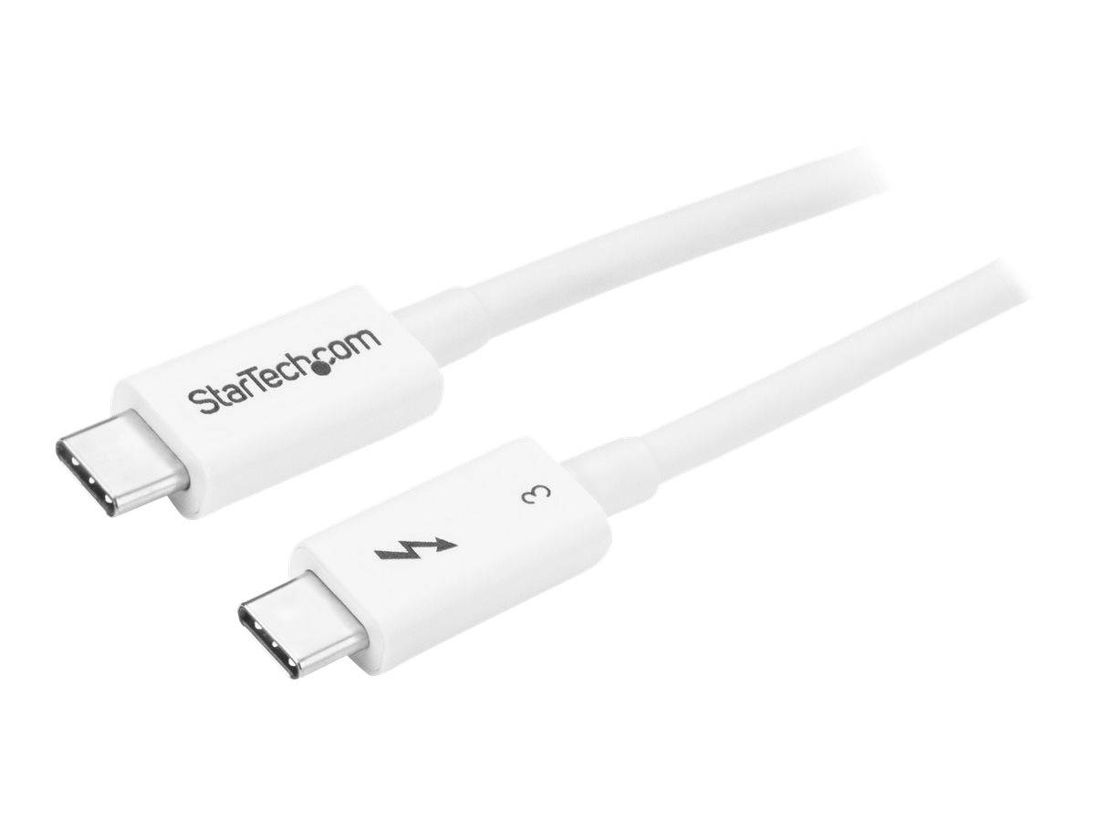 StarTech.com StarTech 1.6ft (50cm) Thunderbolt 3 Cable, 40Gbps, 100W PD, 4K/5K Video, Thunderbolt-Certified, Compatible-0