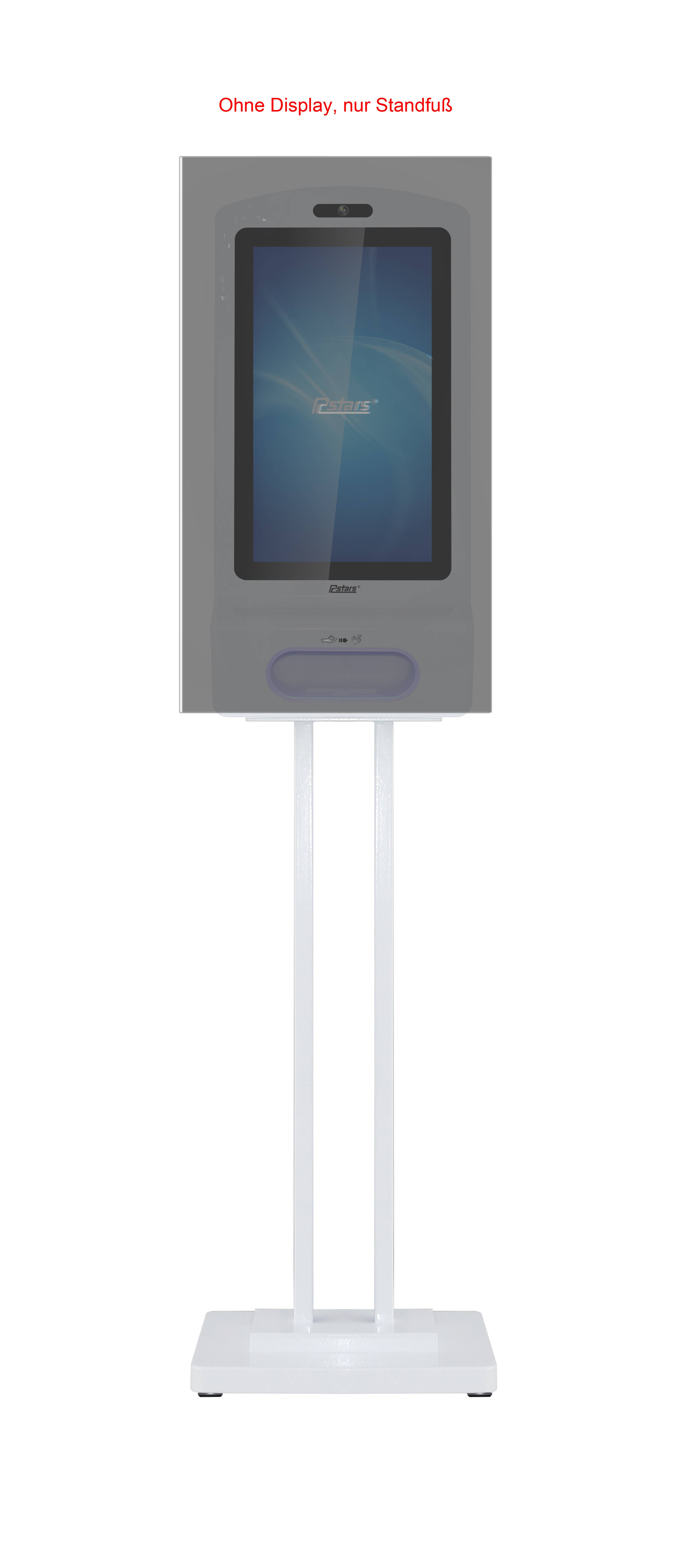 ALLNET Display 21 Zoll Desinfektionsterminal zbh. Standfuß Farbe weiß - Power ov-0