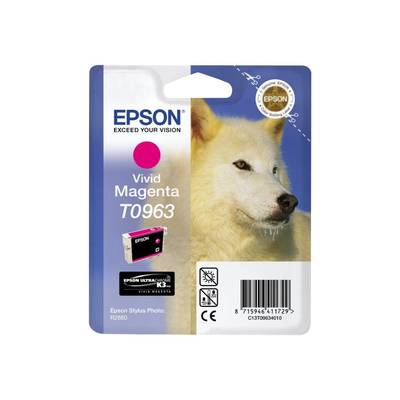 Epson T0963 - 11.4 ml - Vivid Magenta - Original - Blisterverpackung - Tintenpat